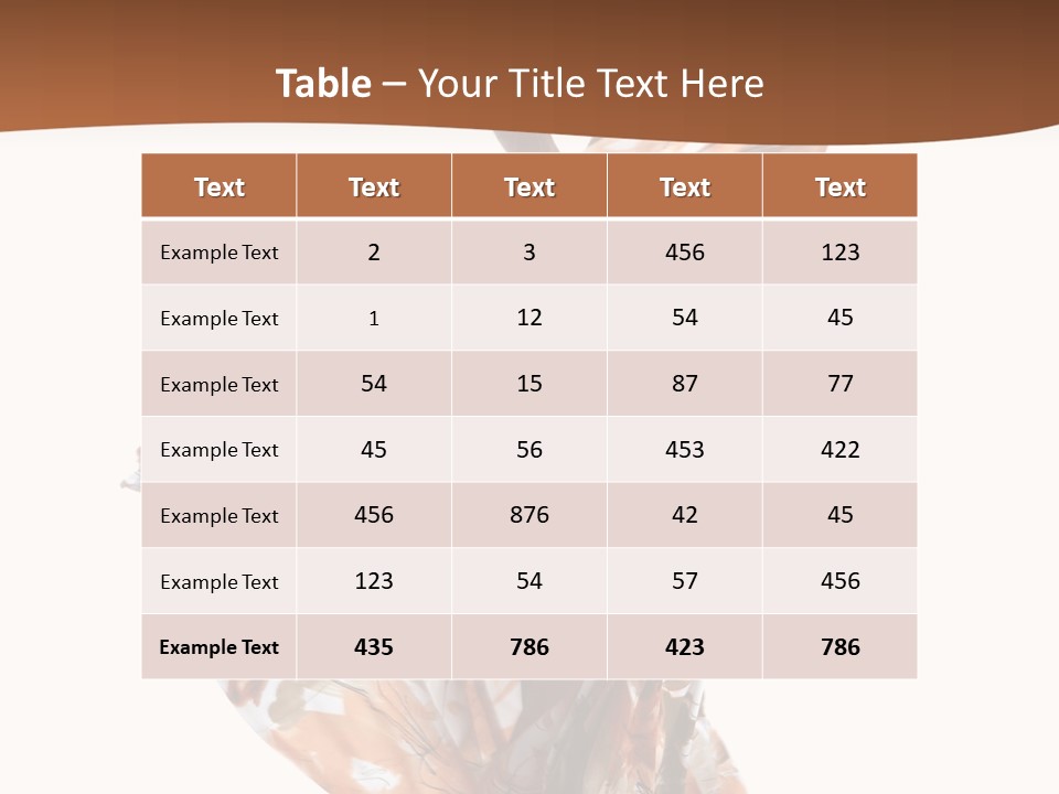 Wearing Young Dress PowerPoint Template