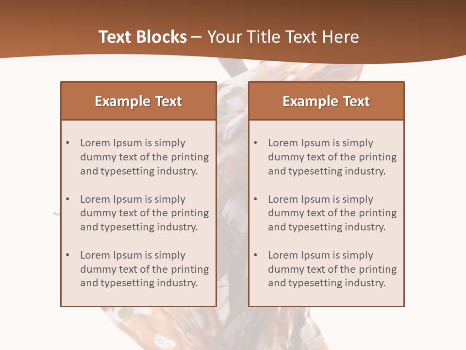 Wearing Young Dress PowerPoint Template