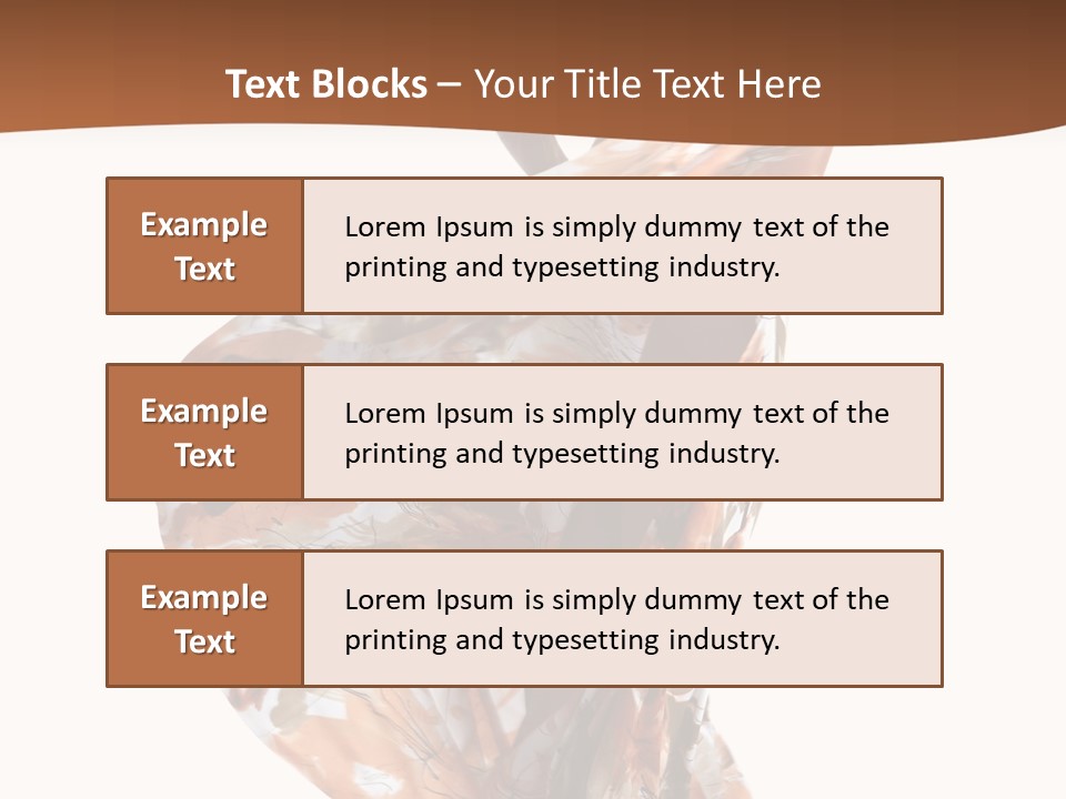 Wearing Young Dress PowerPoint Template