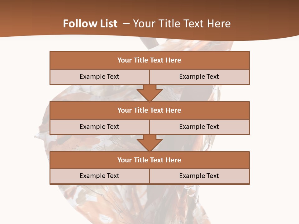 Wearing Young Dress PowerPoint Template