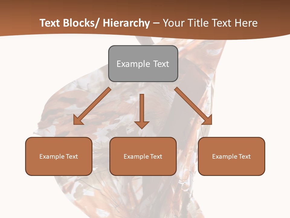 Wearing Young Dress PowerPoint Template