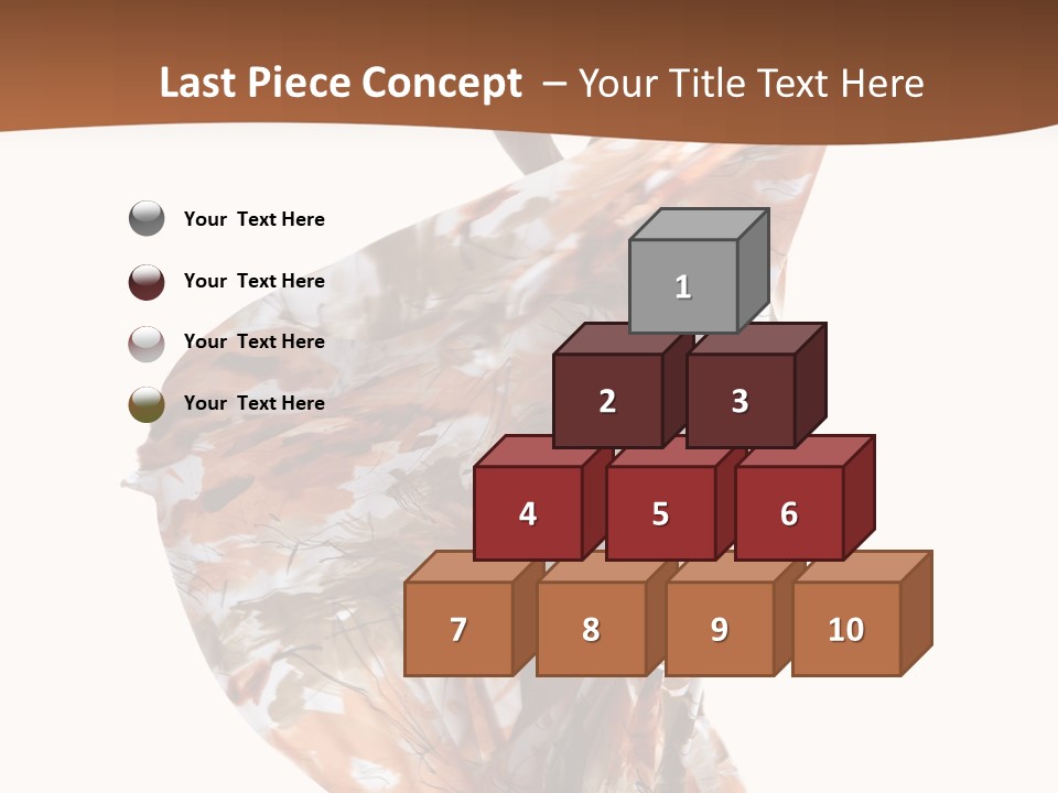 Wearing Young Dress PowerPoint Template