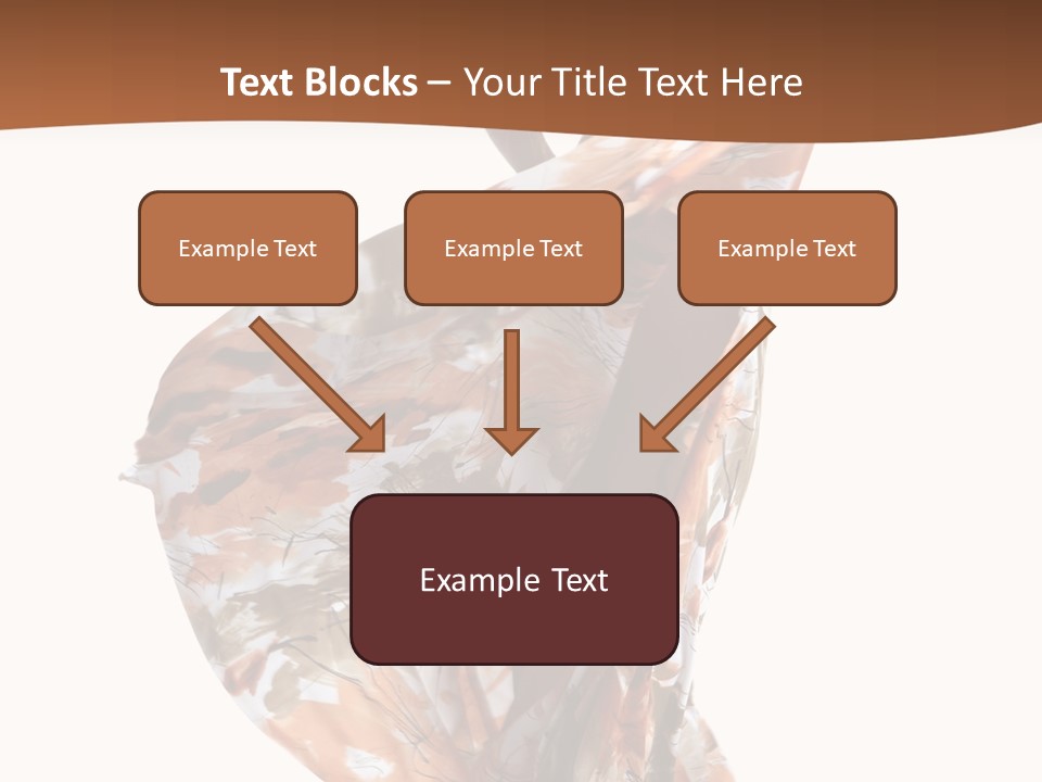 Wearing Young Dress PowerPoint Template