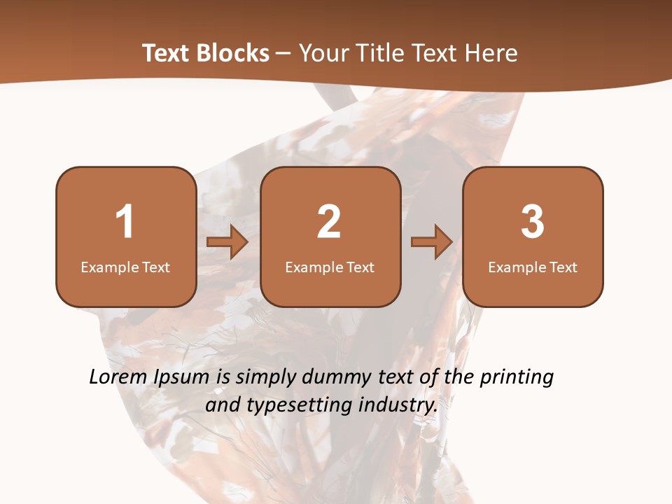 Wearing Young Dress PowerPoint Template