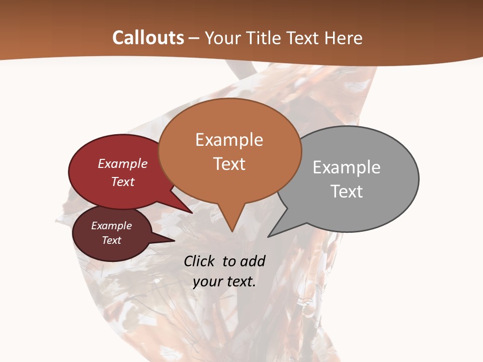 Wearing Young Dress PowerPoint Template