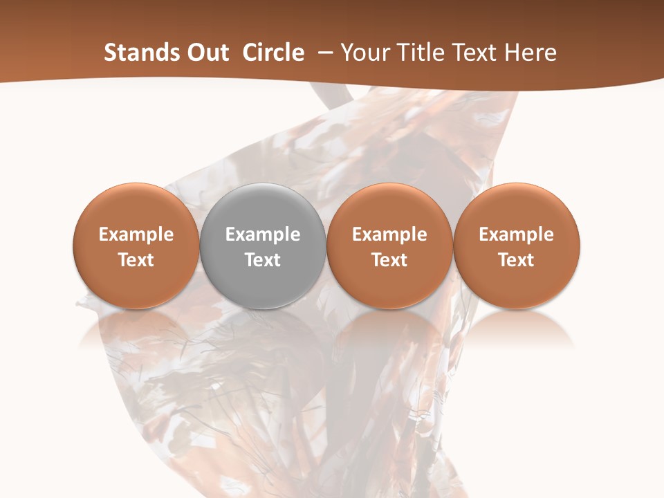 Wearing Young Dress PowerPoint Template