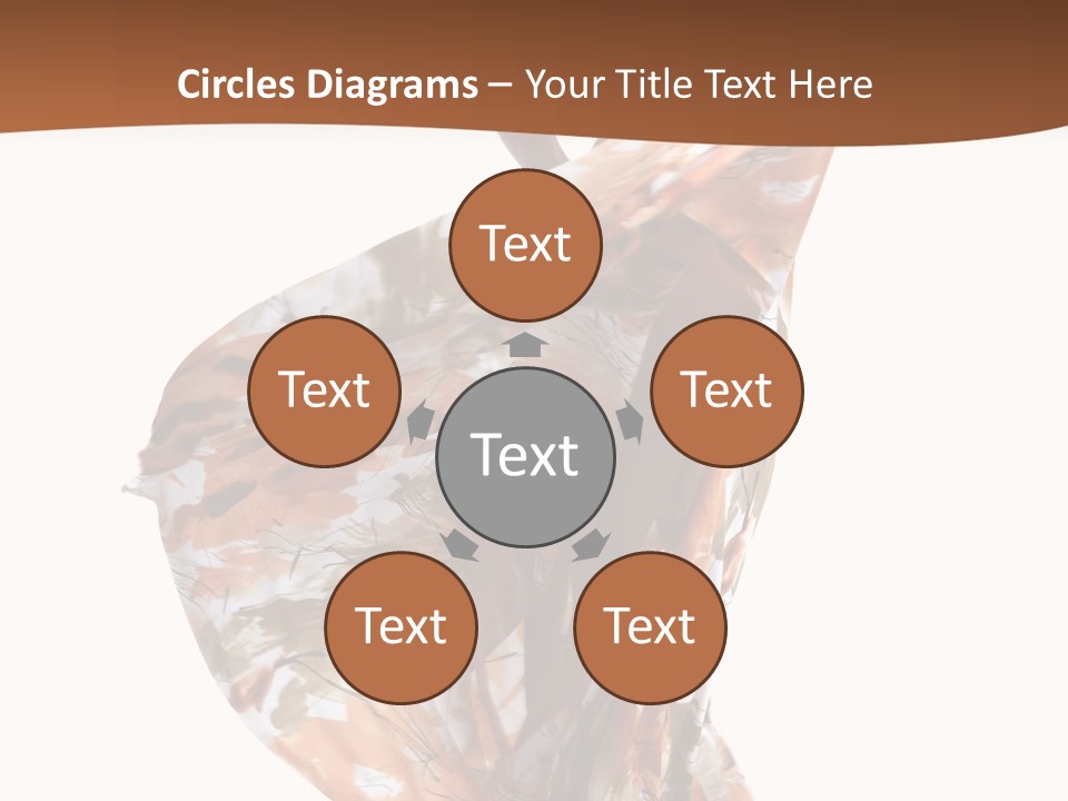 Wearing Young Dress PowerPoint Template