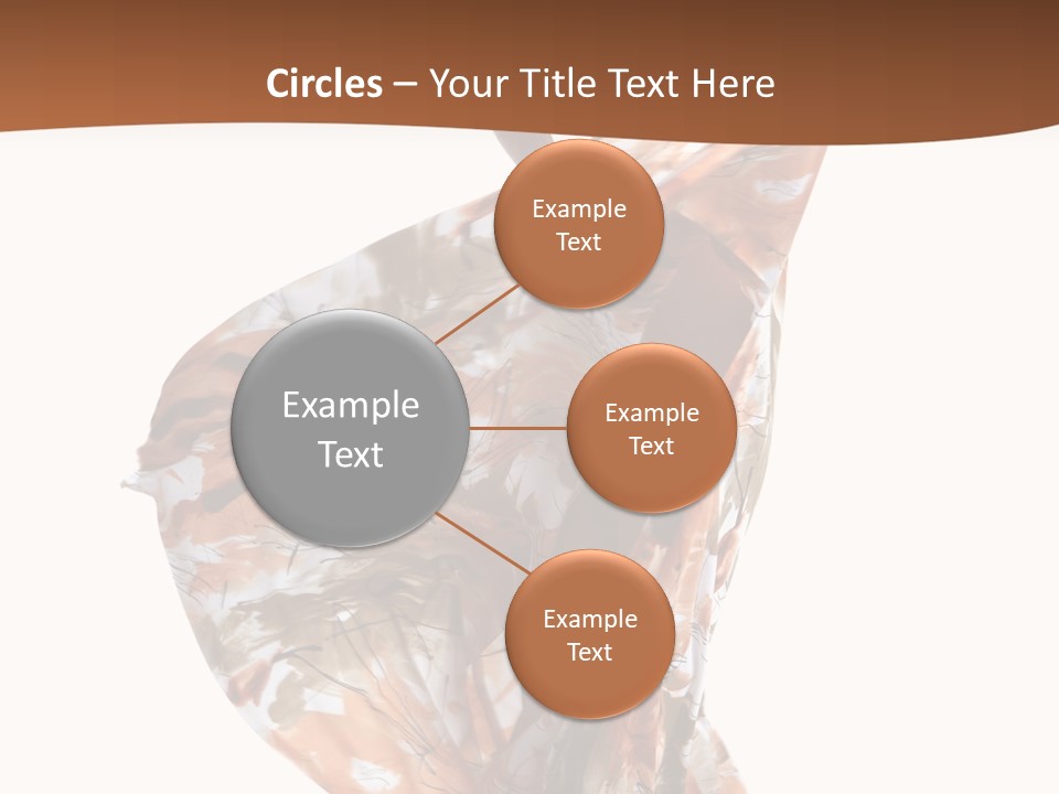 Wearing Young Dress PowerPoint Template