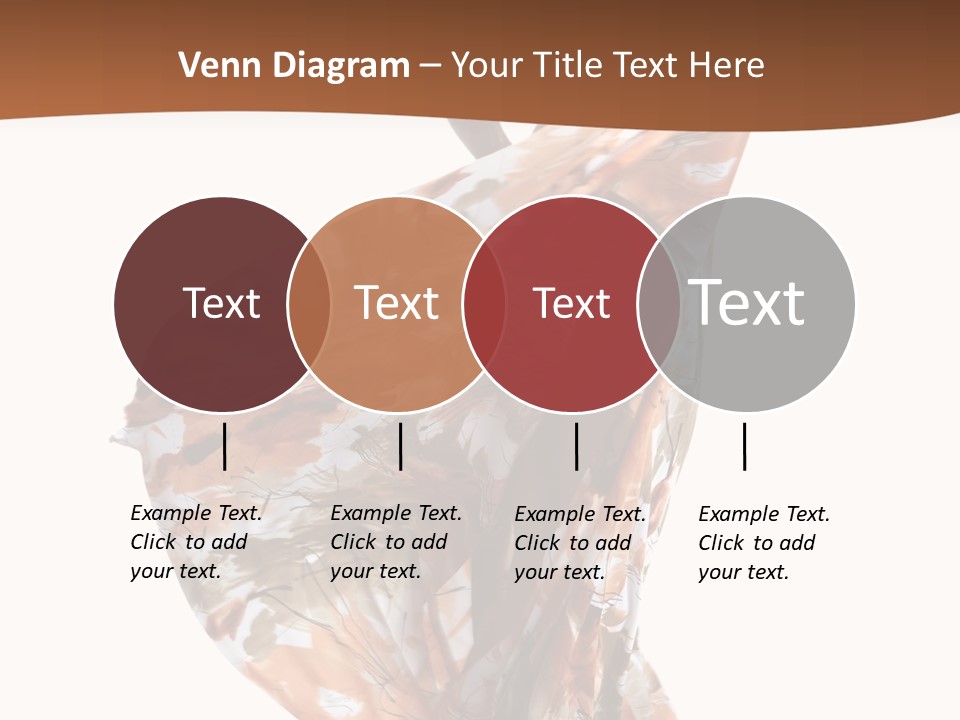 Wearing Young Dress PowerPoint Template