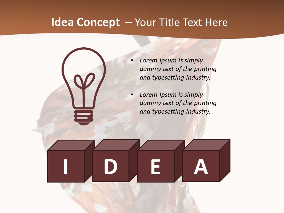 Wearing Young Dress PowerPoint Template