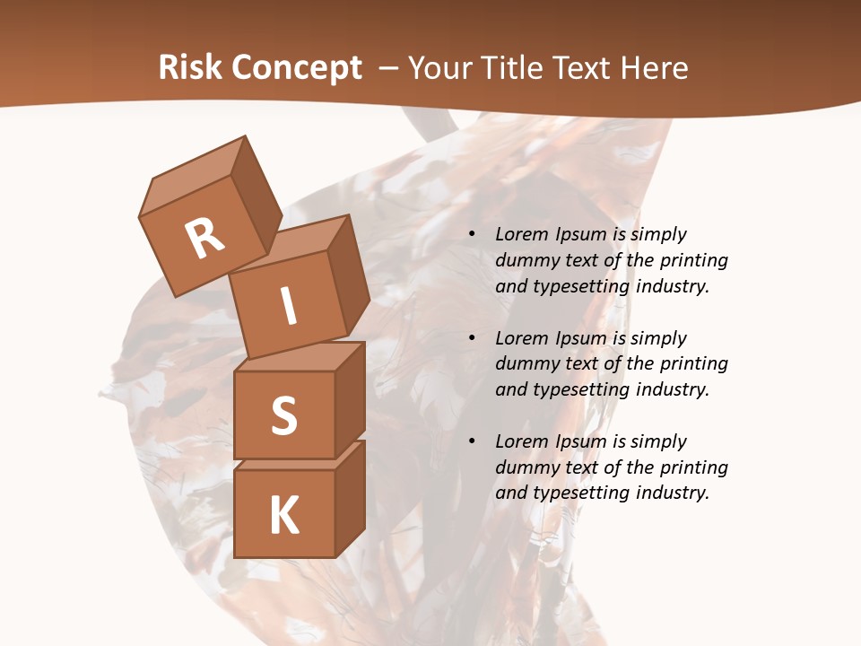 Wearing Young Dress PowerPoint Template