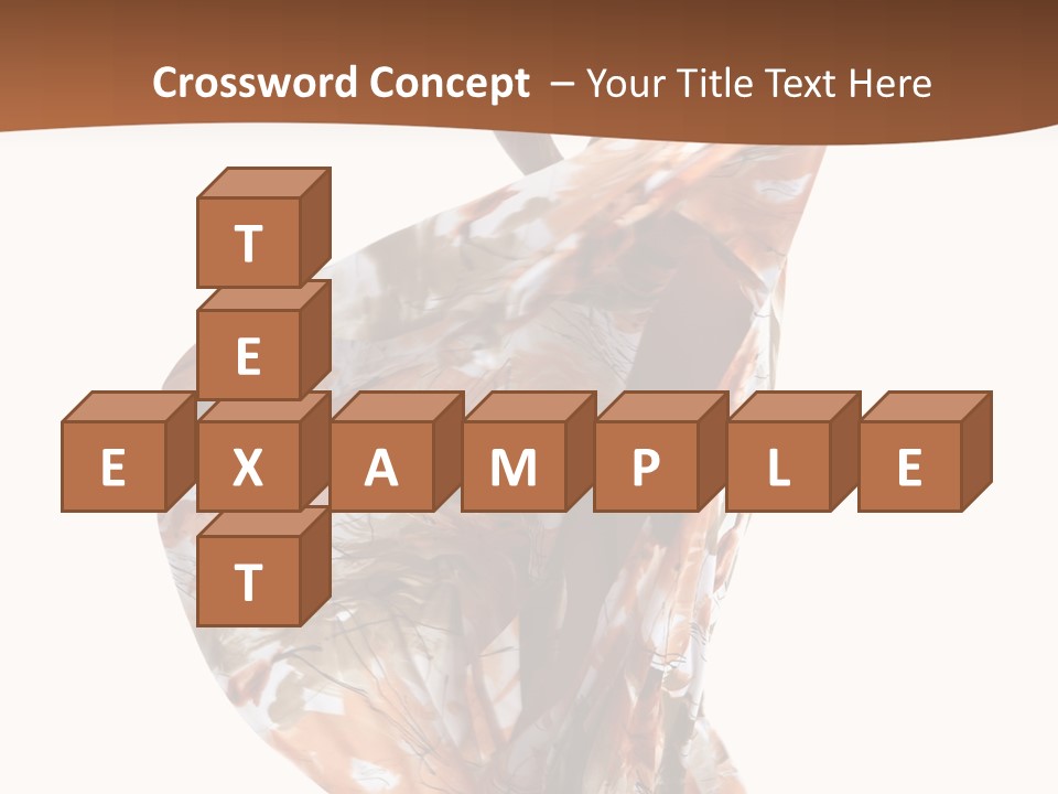 Wearing Young Dress PowerPoint Template