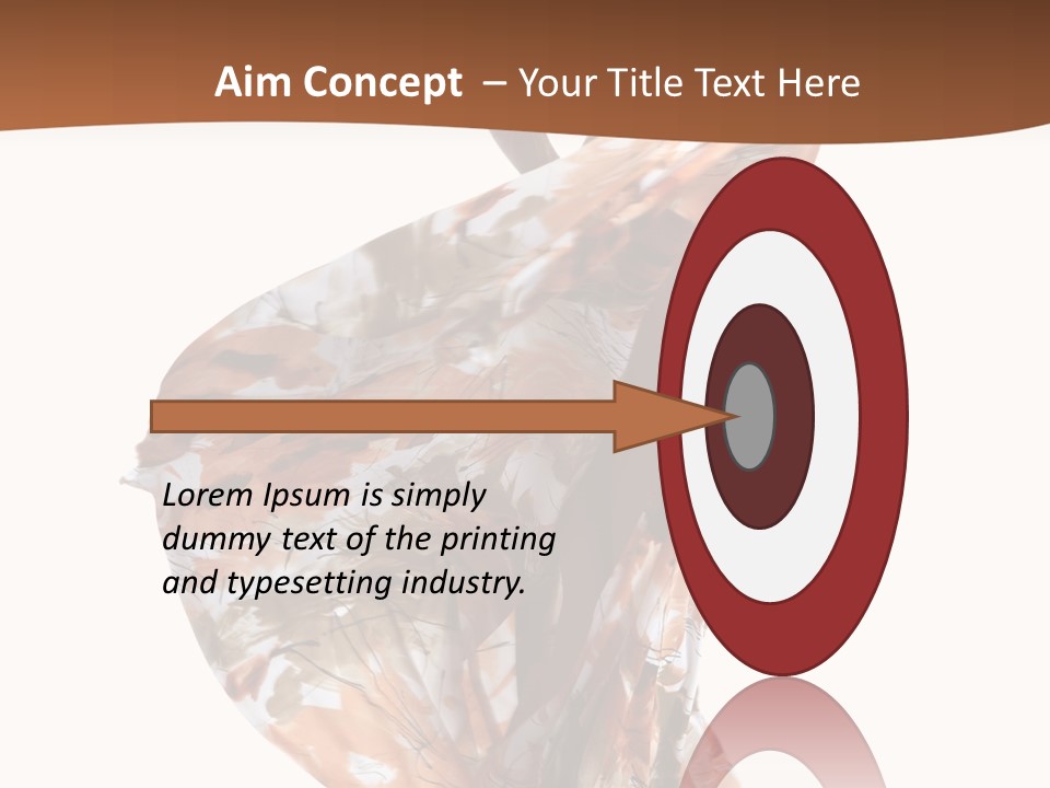 Wearing Young Dress PowerPoint Template