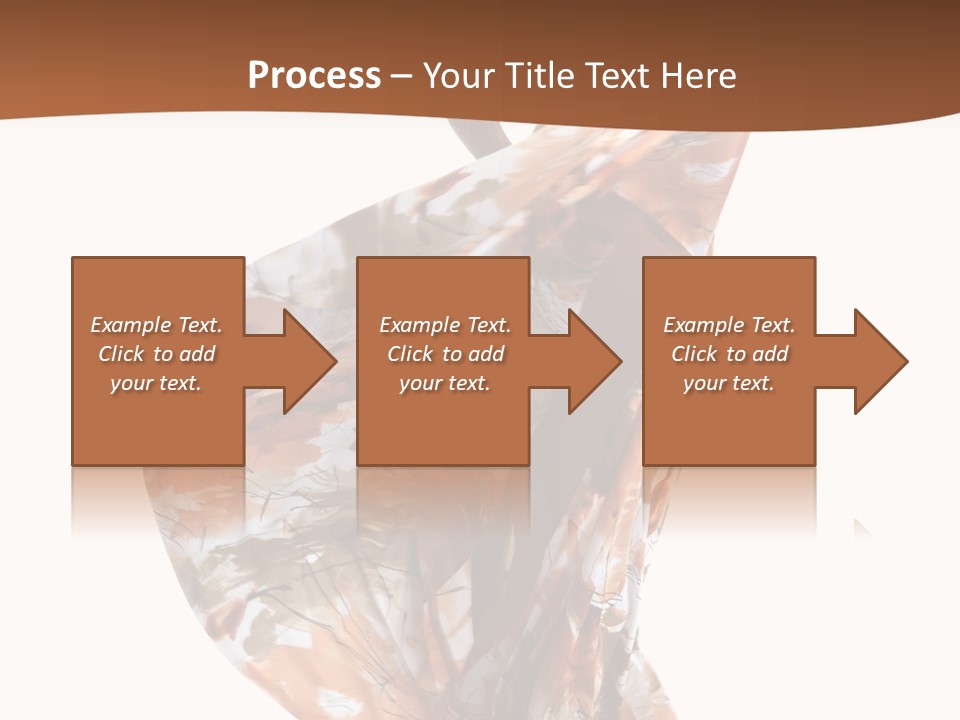 Wearing Young Dress PowerPoint Template