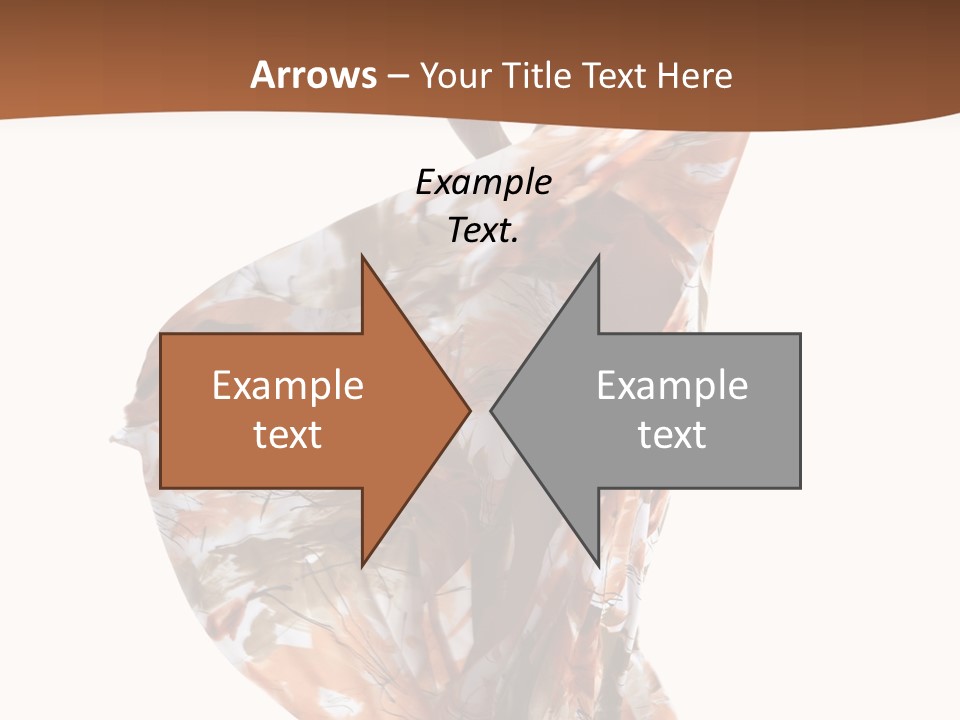 Wearing Young Dress PowerPoint Template