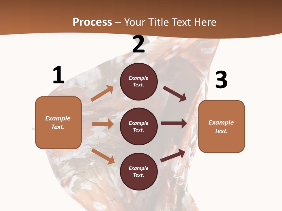 Wearing Young Dress PowerPoint Template