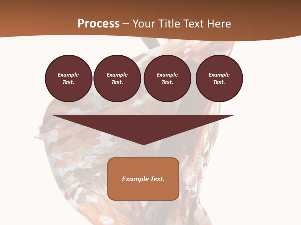 Wearing Young Dress PowerPoint Template