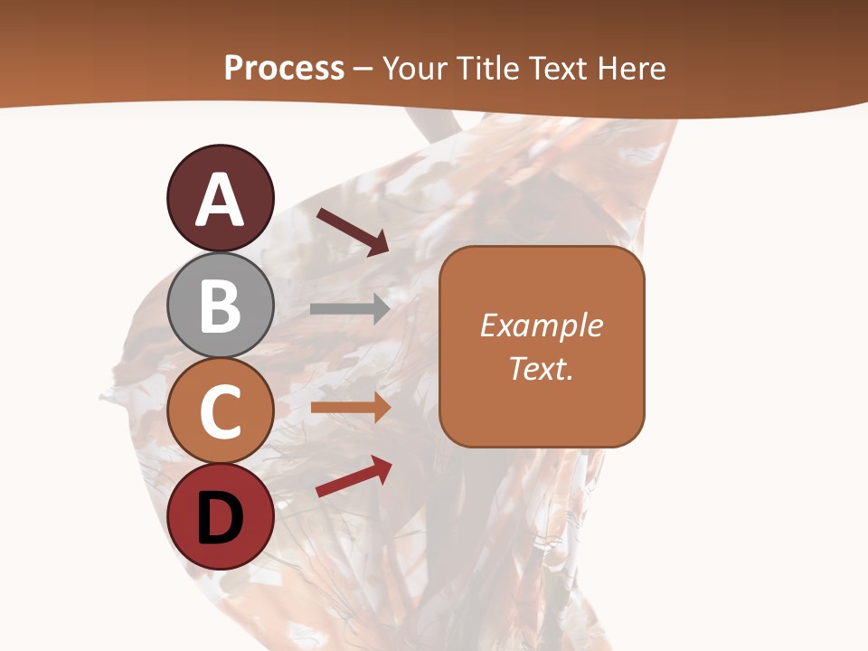 Wearing Young Dress PowerPoint Template