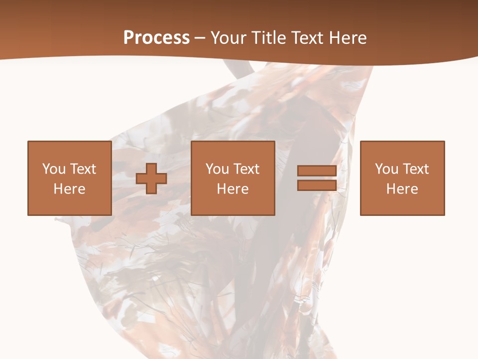 Wearing Young Dress PowerPoint Template