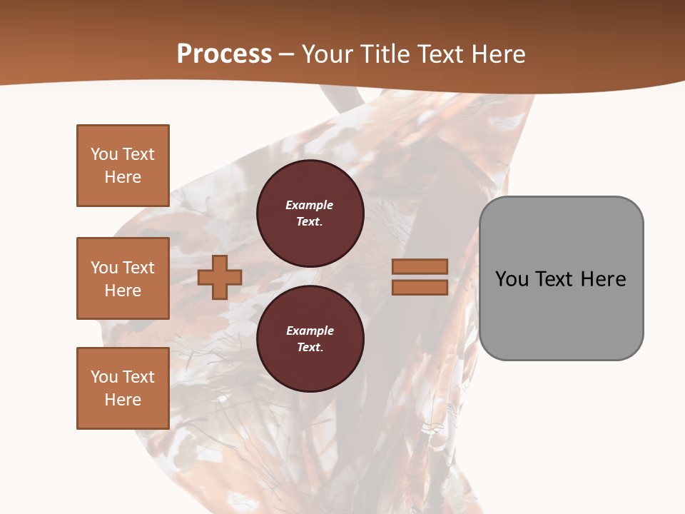 Wearing Young Dress PowerPoint Template