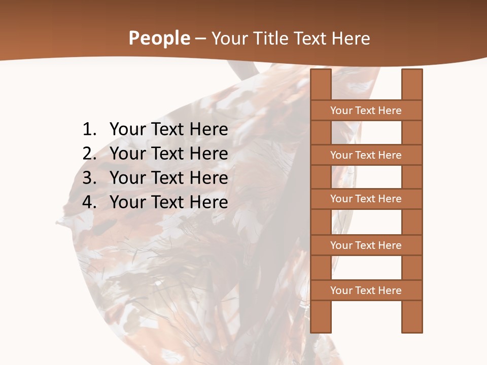 Wearing Young Dress PowerPoint Template