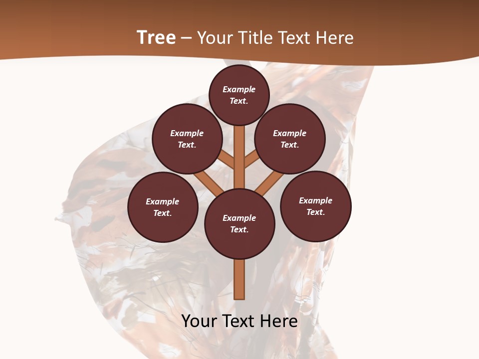 Wearing Young Dress PowerPoint Template