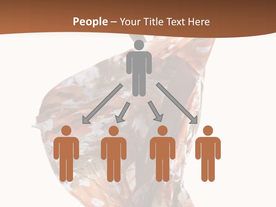 Wearing Young Dress PowerPoint Template