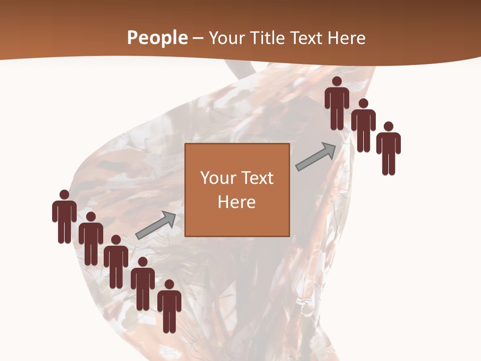 Wearing Young Dress PowerPoint Template