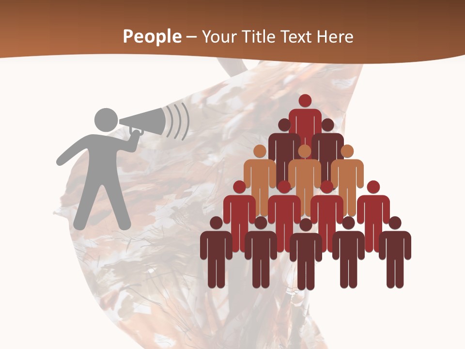 Wearing Young Dress PowerPoint Template