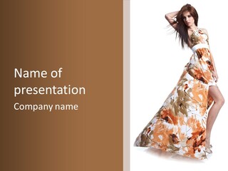 Skin Model Pretty PowerPoint Template