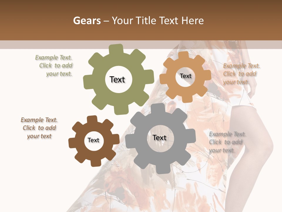 Skin Model Pretty PowerPoint Template