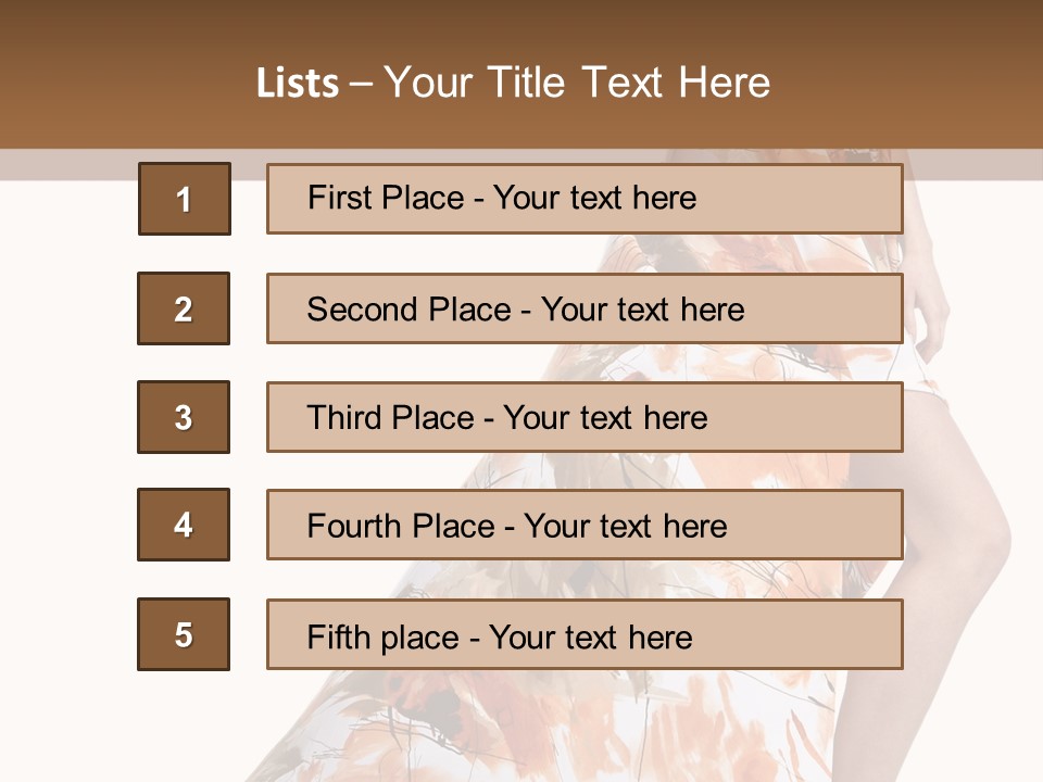 Skin Model Pretty PowerPoint Template