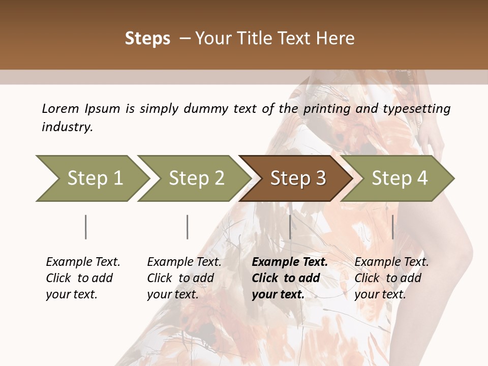 Skin Model Pretty PowerPoint Template