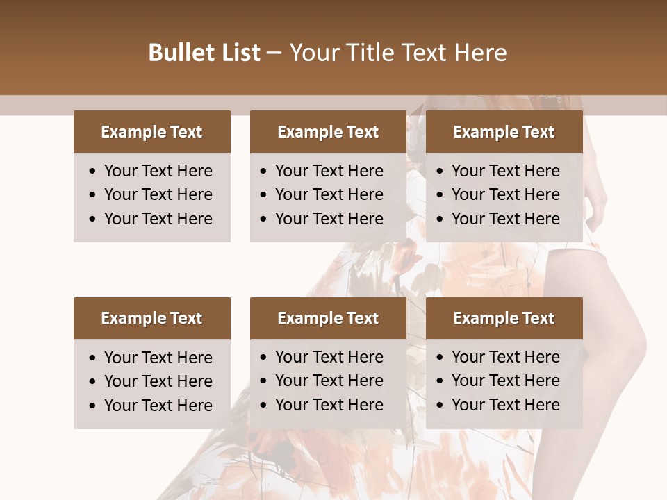 Skin Model Pretty PowerPoint Template