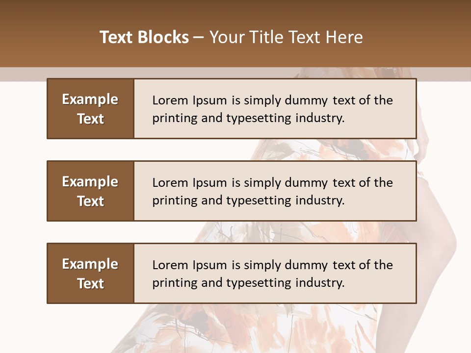 Skin Model Pretty PowerPoint Template