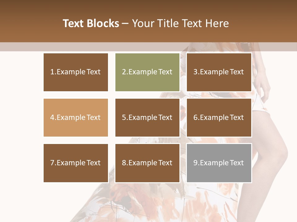 Skin Model Pretty PowerPoint Template
