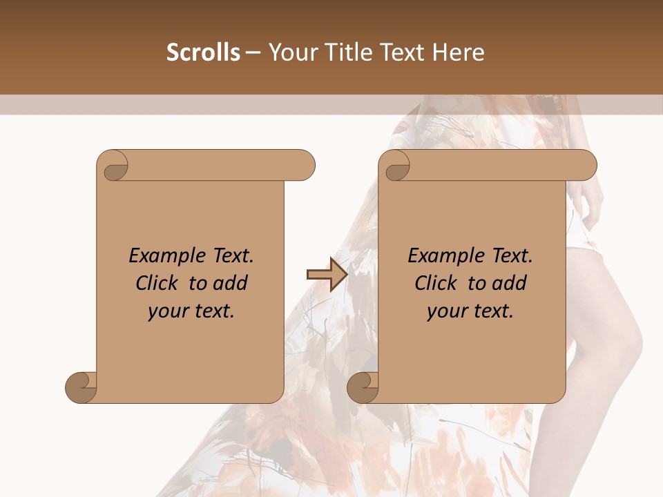 Skin Model Pretty PowerPoint Template