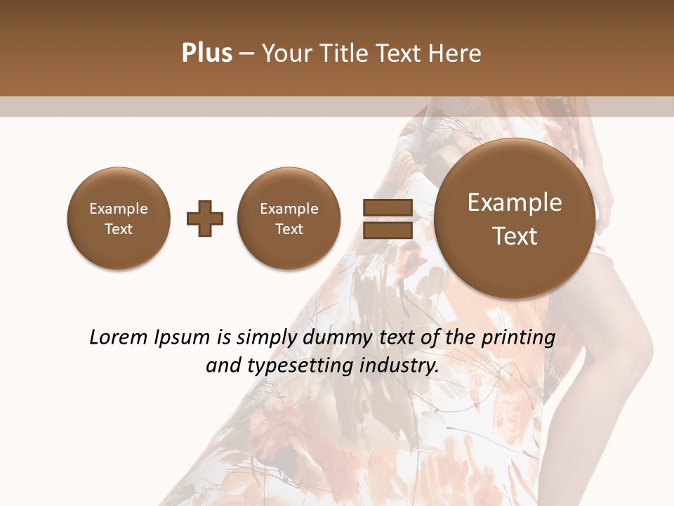 Skin Model Pretty PowerPoint Template