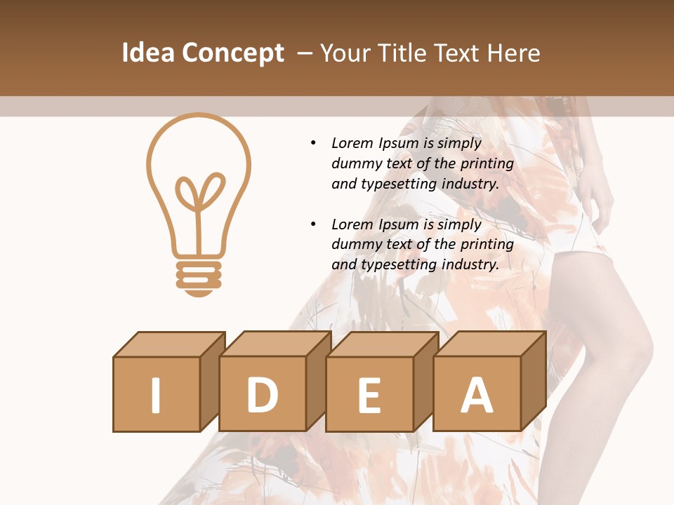 Skin Model Pretty PowerPoint Template