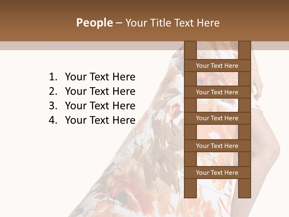 Skin Model Pretty PowerPoint Template