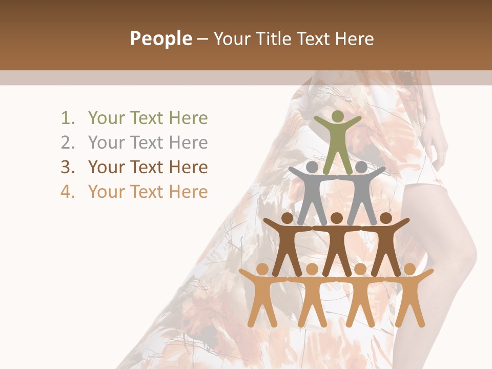 Skin Model Pretty PowerPoint Template