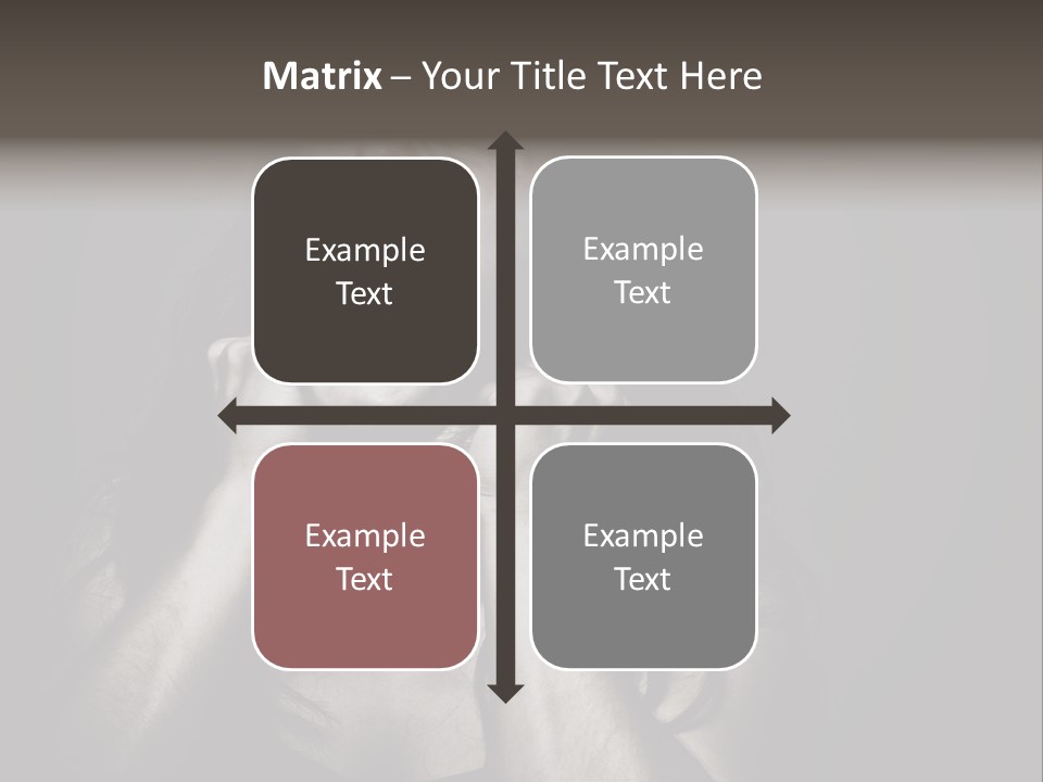 Health Orange Half PowerPoint Template