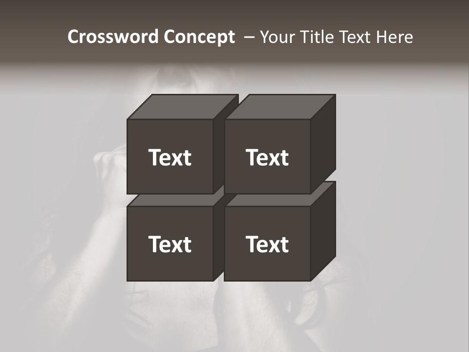 Health Orange Half PowerPoint Template