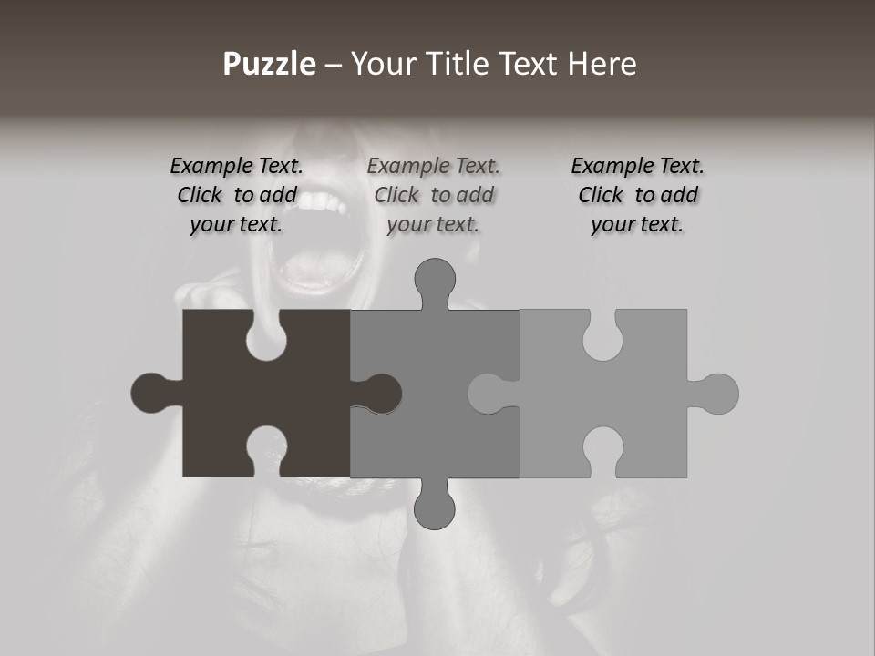 Health Orange Half PowerPoint Template