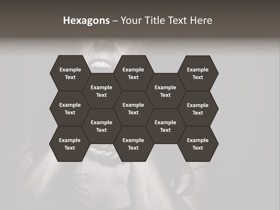 Health Orange Half PowerPoint Template