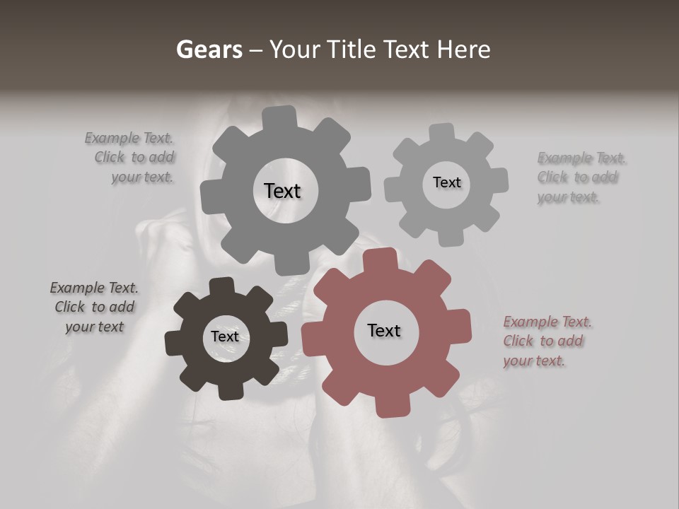 Health Orange Half PowerPoint Template