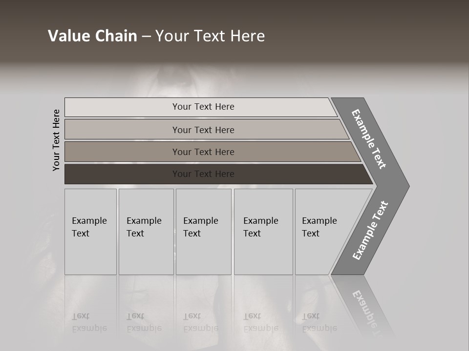 Health Orange Half PowerPoint Template