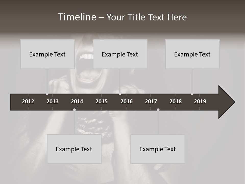 Health Orange Half PowerPoint Template