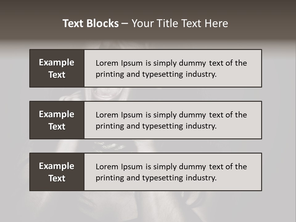 Health Orange Half PowerPoint Template