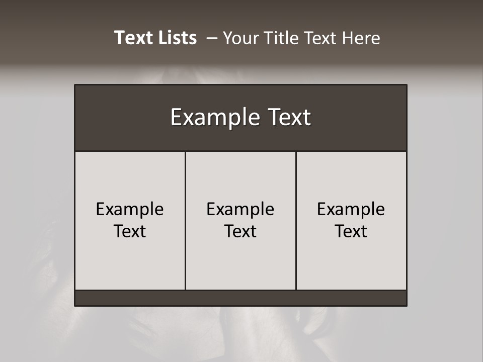 Health Orange Half PowerPoint Template